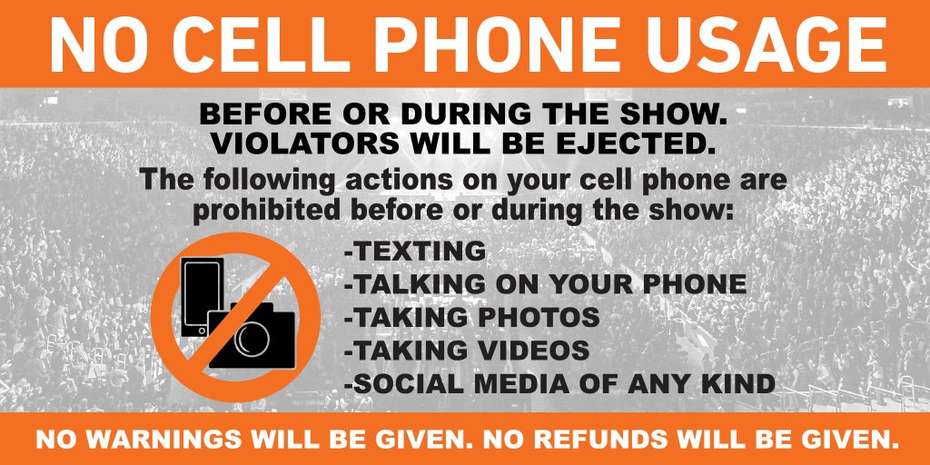 No Cell Phone Policy