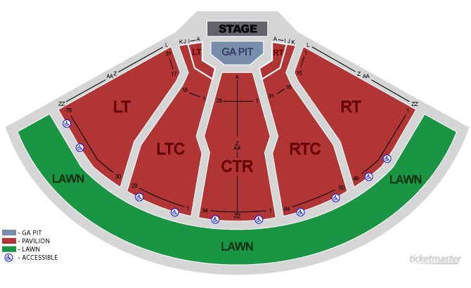 Pine Knob Seating Chart