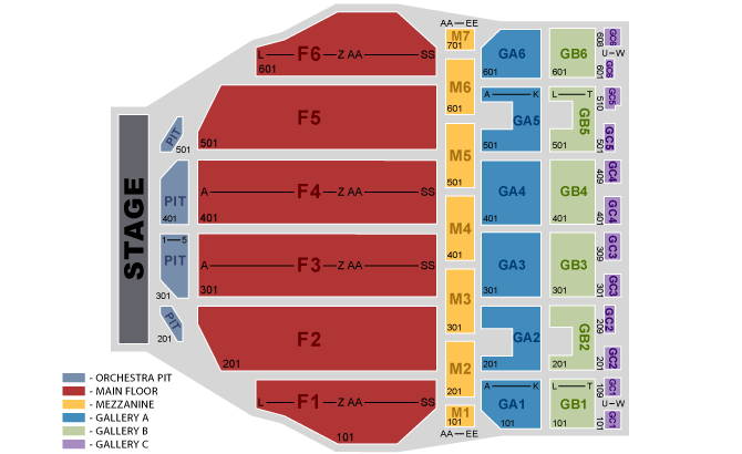 Seating Maps | 313 Presents