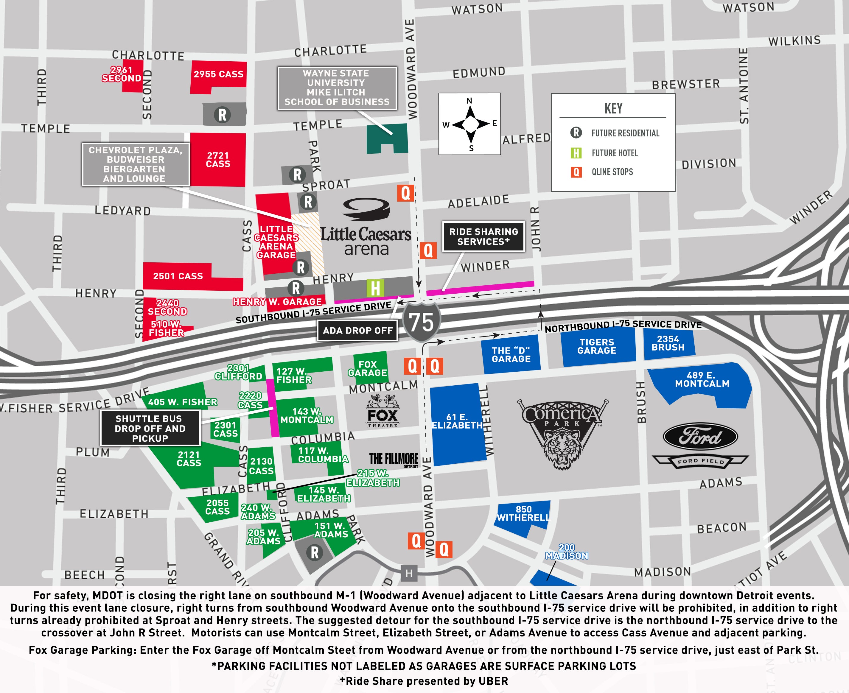 Directions & Parking 313 Presents