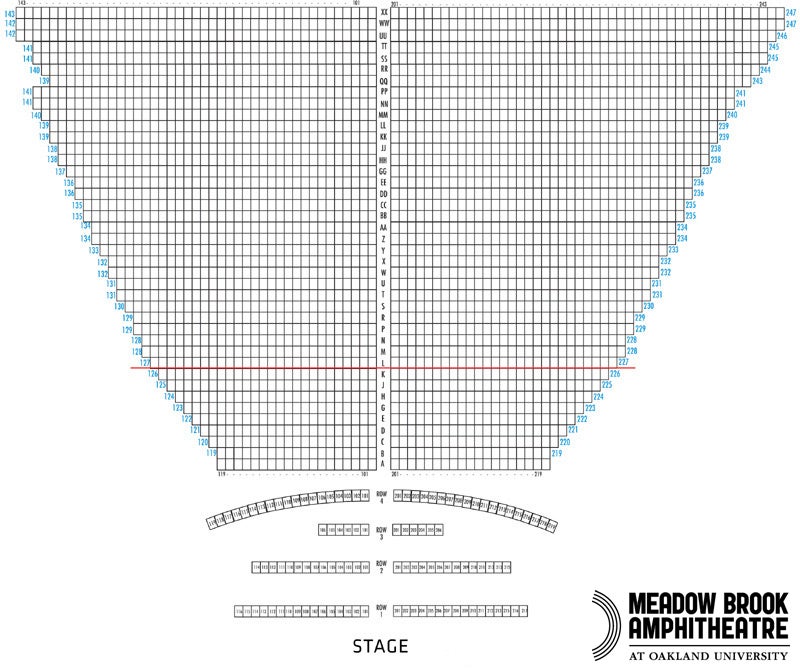 Michigan Lottery Amphitheatre At Freedom Hill Seating Chart
