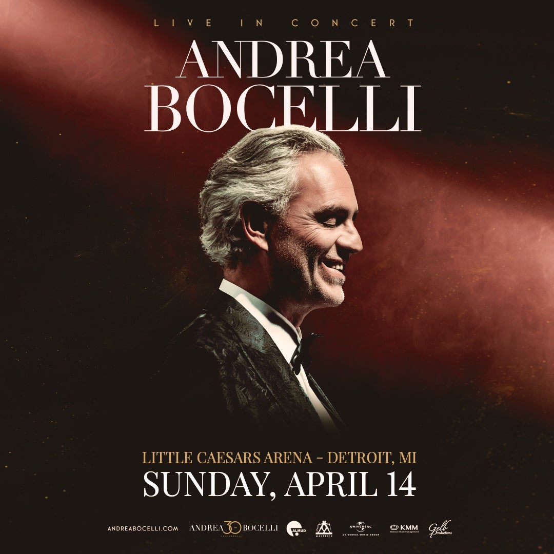 More Info for Andrea Bocelli Brings North American Tour   To Little Caesars Arena April 14, 2024