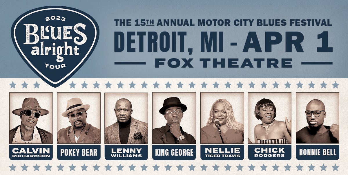 The 15th Annual Motor City Blues Festival 313 Presents