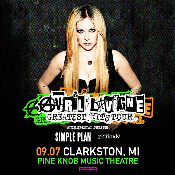 More Info for Avril Lavigne Brings “The Greatest Hits” Tour To Pine Knob Music Theatre Saturday, September 7, 2024