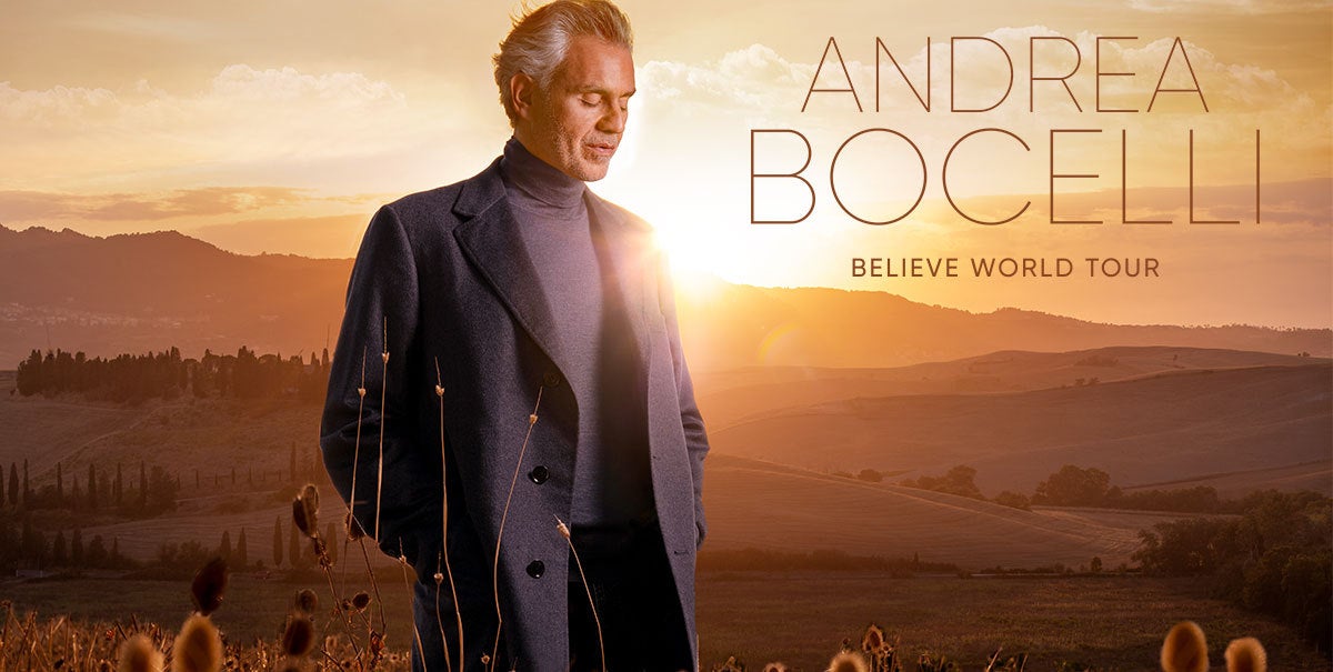 andrea bocelli tour california