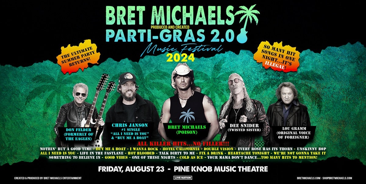 Bret Michaels Parti-Gras 2.0 Presented by 94.7 WCSX