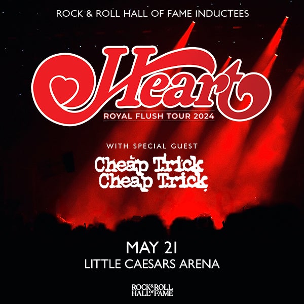 More Info for Heart Brings Long-Awaited Royal Flush Tour 2024  To Little Caesars Arena May 21