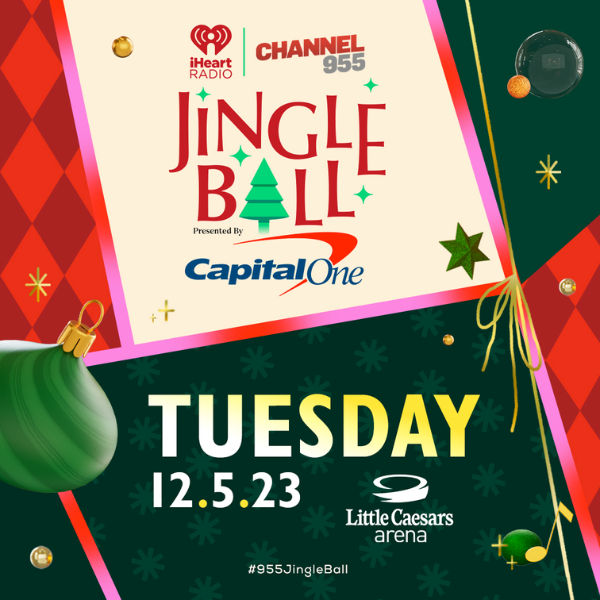 More Info for Iheartradio Channel 95.5’s Jingle Ball 2023 Presented By Capital One Rings In The Season With Annual Star-Studded Holiday Concert At  Little Caesars Arena December 5