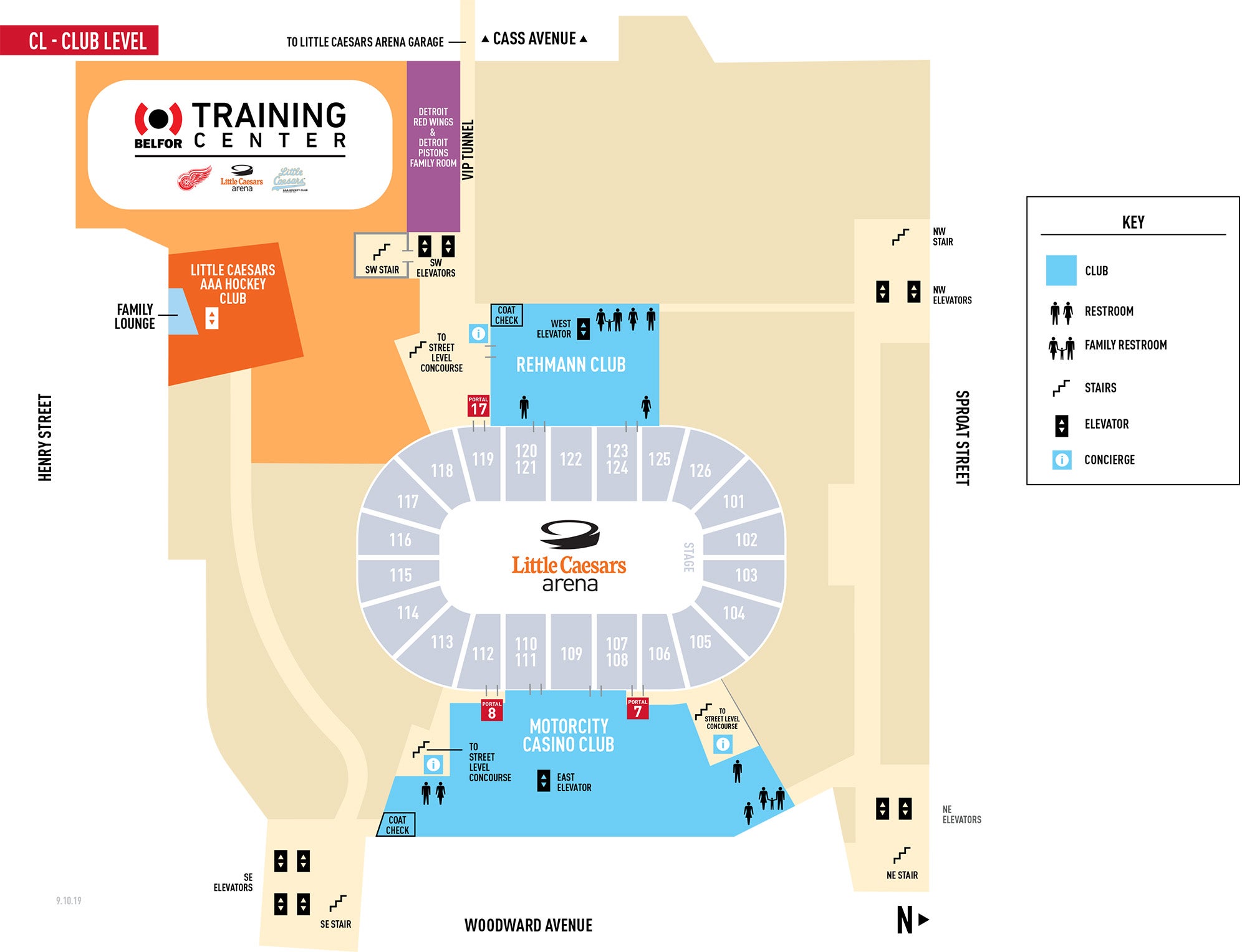 Little Caesar Arena Venue & Parking Maps | 313 Presents