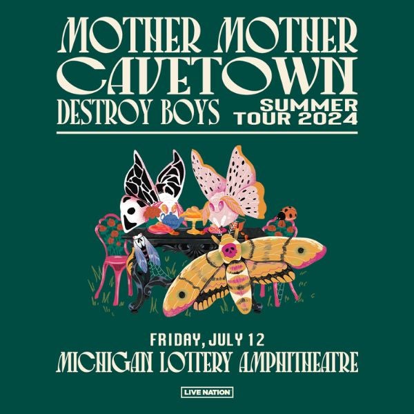 More Info for Mother Mother & Cavetown Join Forces For 2024 North American Co-Headline Tour  At Michigan Lottery Amphitheatre July 12