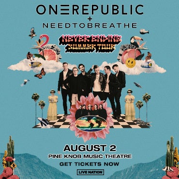 More Info for One Republic Bring “Never Ending Summer Tour”  To Pine Knob Music Theatre August 2