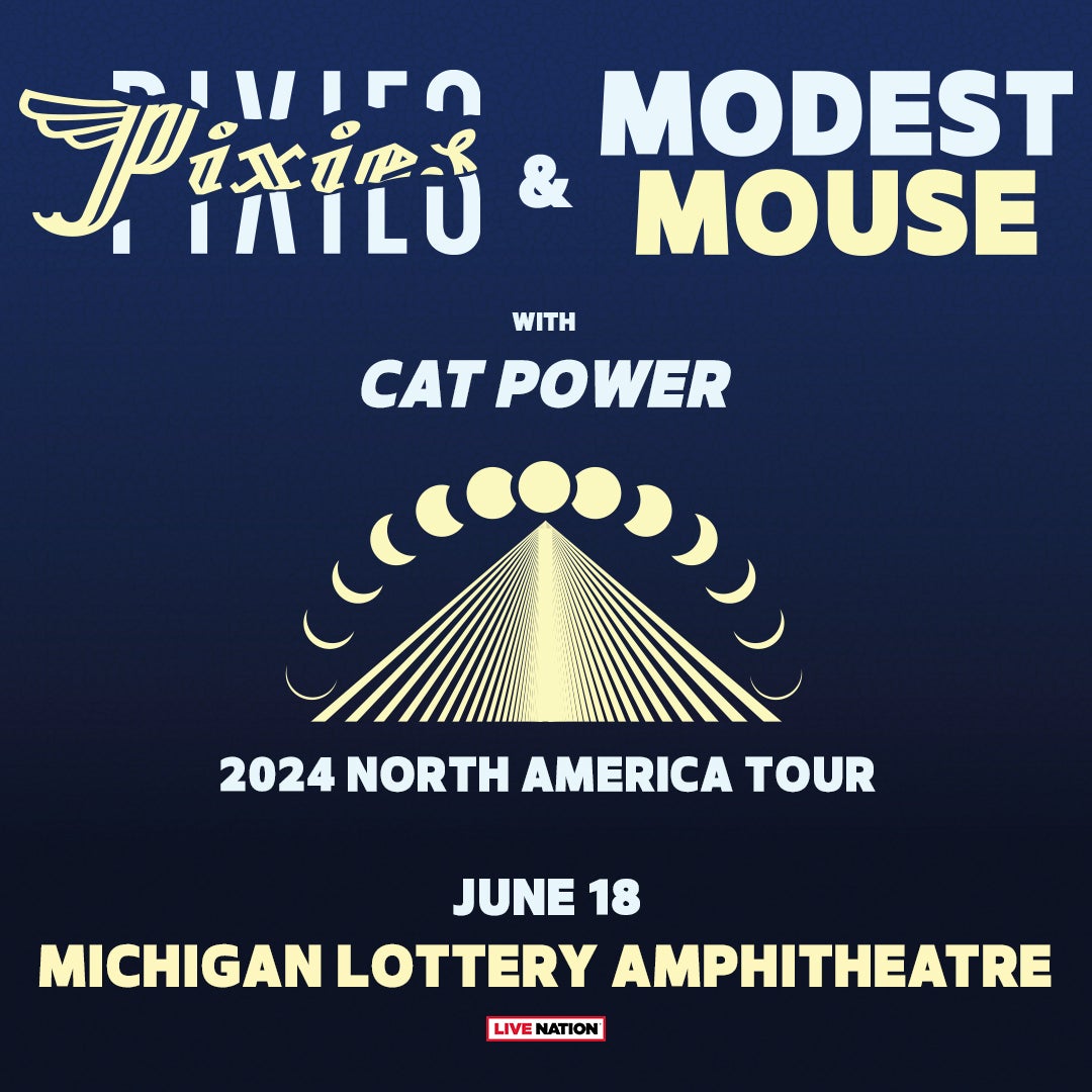 More Info for Indie Rock Titans Pixies And Modest Mouse  Encore Wildly Successful Co-Headline Tour With Summer 2024 Dates   Including Michigan Lottery Amphitheatre June 18