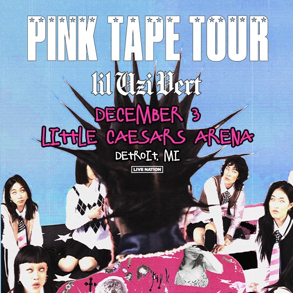 More Info for Due To Overwhelming Demand Lil Uzi Vert Moves Highly Anticipated Pink Tape Tour To Little Caesars Arena December 3