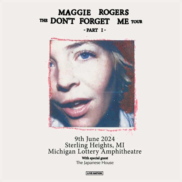 Maggie Rogers Announces Part 1 Of “The Don’t Forget Me Tour” At Michigan Lottery Amphitheatre June 9