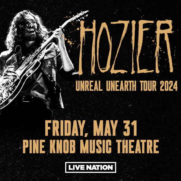 More Info for Hozier Brings Highly Successful 2024 Unreal Unearth Tour With Special Guest Allison Russell  To Pine Knob Music Theatre Friday, May 31