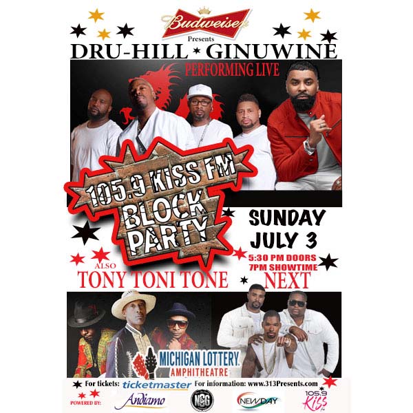 More Info for Dru Hill, Ginuwine, Tony! Toni! Toné! and Next 