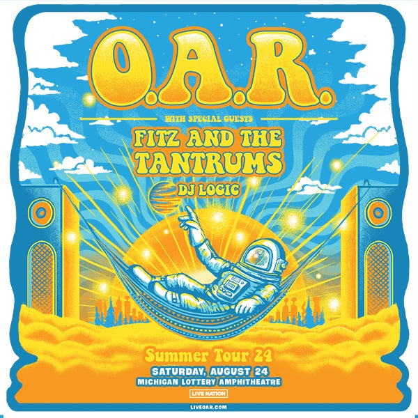 More Info for Multi-Platinum Rock Band O.A.R. Announces Summer 2024 Headlining Tour At Michigan Lottery Amphitheatre Saturday, August 24
