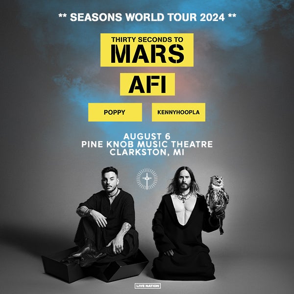 More Info for Thirty seconds to mars brings “seasons world tour” to pine knob music theatre august 6