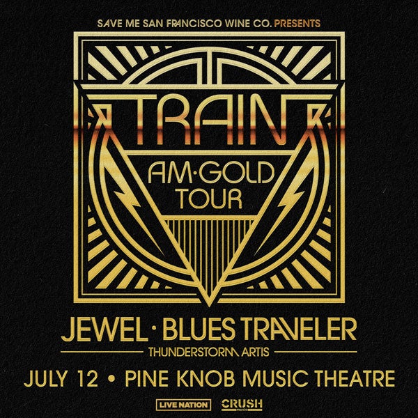 More Info for Train Announces 2022 North American Summer Tour  Featuring Very Special Guests Jewel And Blues Traveler  At Pine Knob Music Theatre July 12