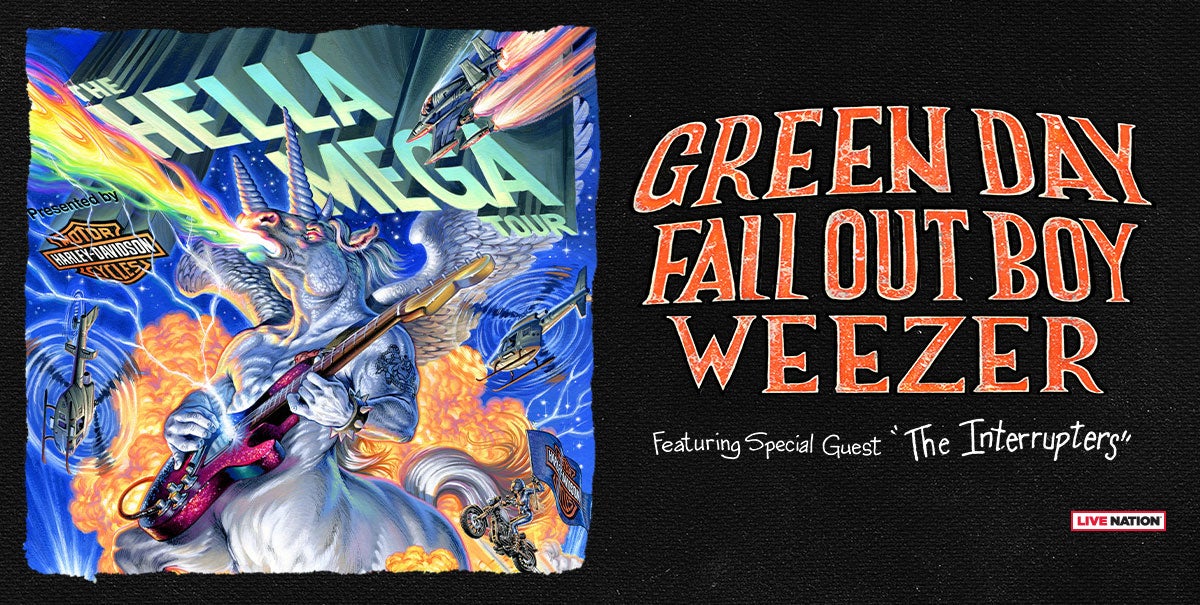 Green Day, Fall Out Boy and Weezer