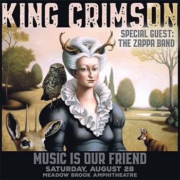 More Info for KING CRIMSON ANNOUNCE “MUSIC IS OUR FRIEND” NORTH AMERICAN TOUR AT MEADOW BROOK AMPHITHEATRE SATURDAY, AUGUST 28, 2021