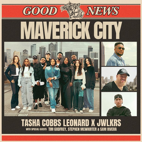 More Info for Maverick City Music Announces “Good News Tour”  At Little Caesars Arena On November 14  Featuring Naomi Raine, Chandler Moore,  Tasha Cobbs Leonard, Jwlkrs And More 