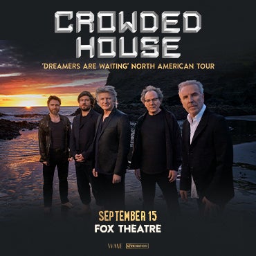 More Info for Iconic Band Crowded House Announce Fox Theatre Performance September 15