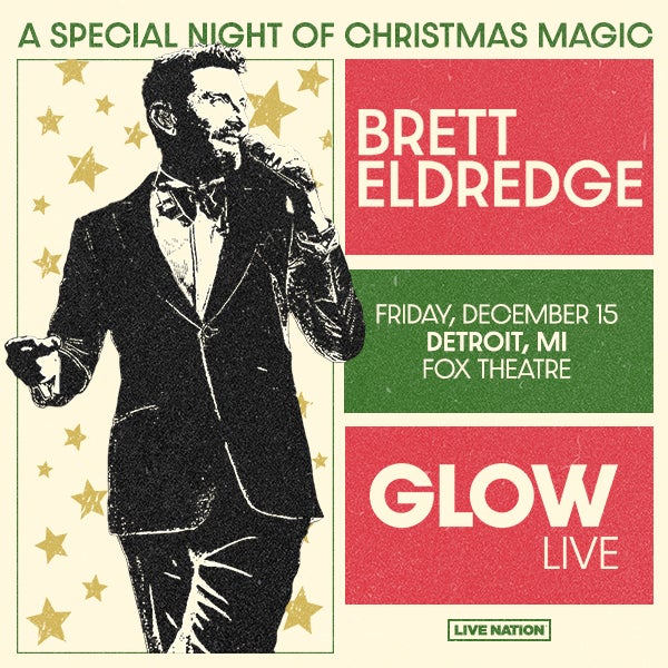 More Info for Brett Eldredge Brings Critically Acclaimed Christmas Tour  “Glow Live” To The Fox Theatre Friday, December 15, 2023