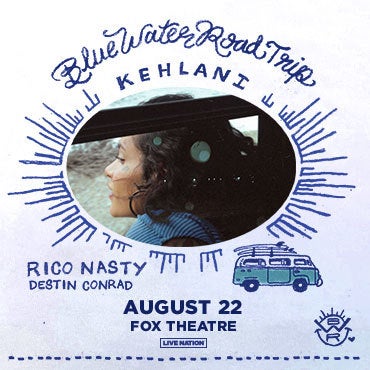 More Info for Kehlani Announes “Blue Water Road Trip Tour”  With A Performance At The Fox Theatre August 22  