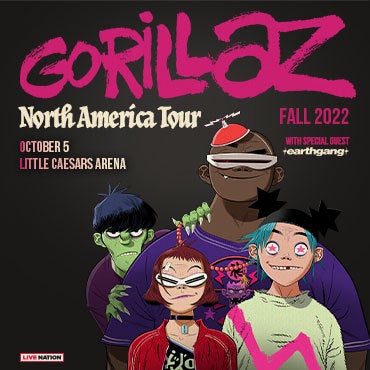 More Info for Gorillaz Announce Performance At Little Caesars Arena October 5