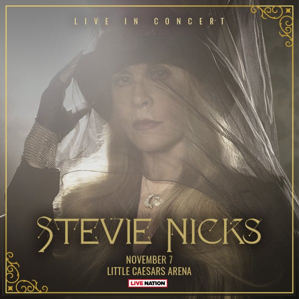 More Info for Legendary Singer, Songwriter And Storyteller Stevie Nicks  To Perform At Little Caesars Arena November 7
