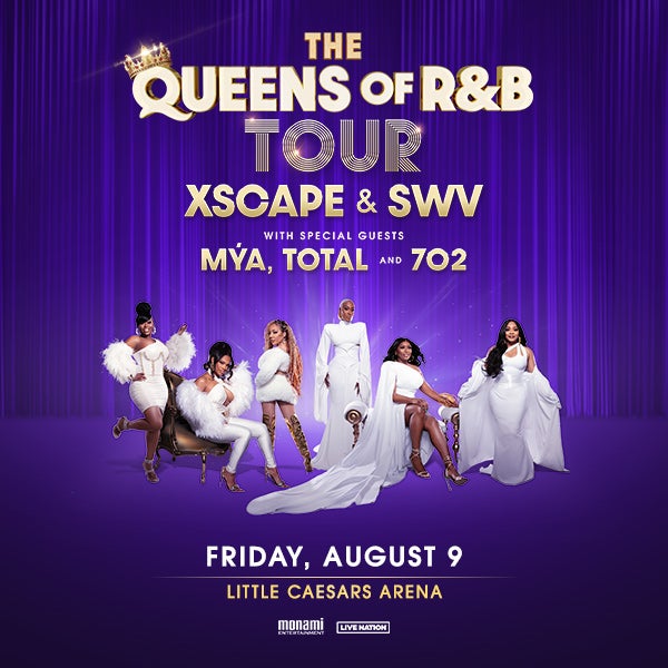 More Info for Xscape & Swv Announce “The Queens Of R&B Tour”  At Little Caesars Arena Friday, August 9