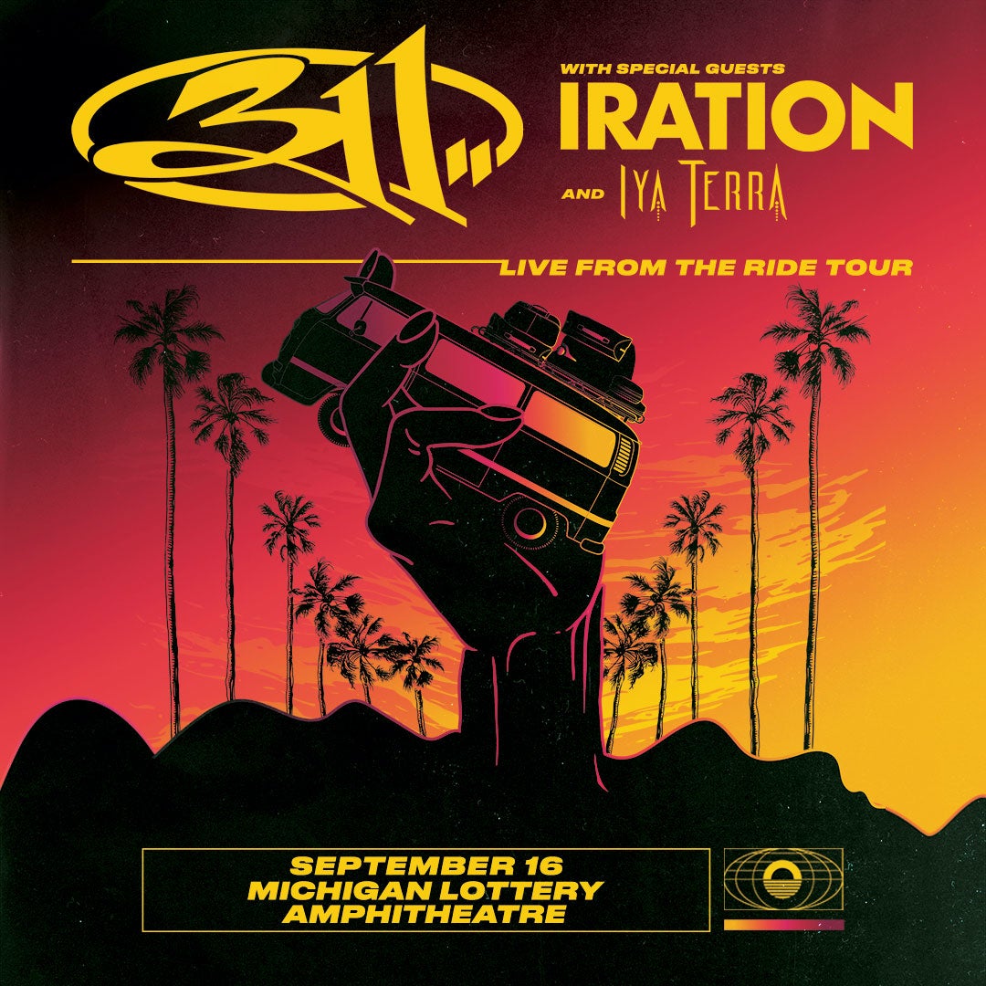 More Info for 311 brings their coast-to-coast “Live From The Ride” Tour, with special guests Iration and Iya Terra to Michigan Lottery Amphitheatre on Thursday, September 16, 2021