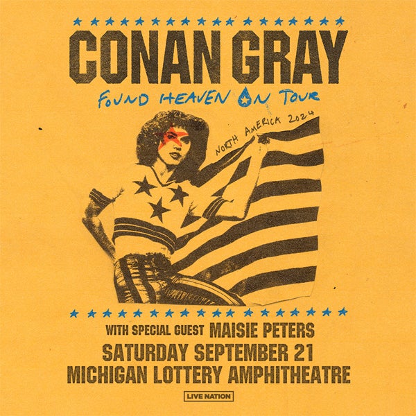 More Info for Conan Gray Announces Global “Found Heaven On Tour” At Michigan Lottery Amphitheatre Saturday, September 21
