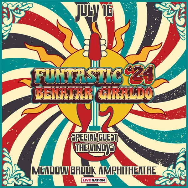 More Info for Pat Benatar & Neil Giraldo  With Special Guest The Vindys To Perform At Meadow Brook Amphitheatre July 16