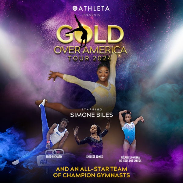 More Info for Simone Biles And Athleta Presents Gold Over America Tour Lights Up Little Caesars Arena On November 3