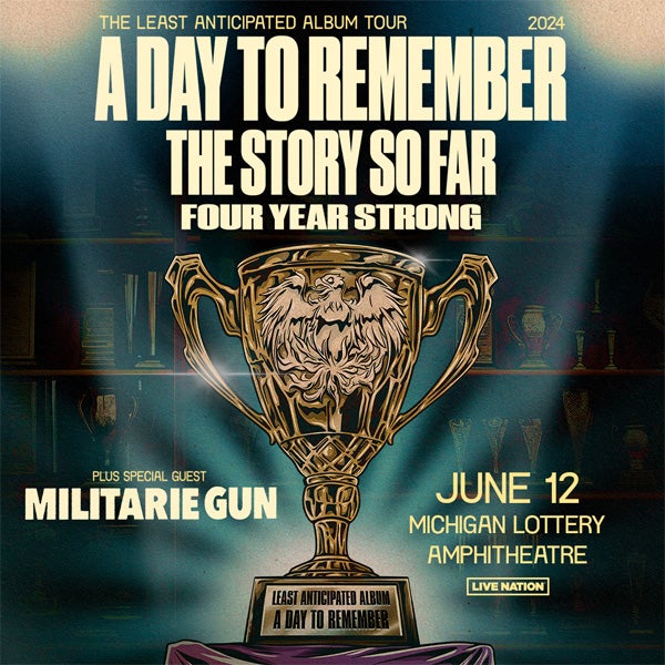 More Info for A Day To Remember Announce “The Least Anticipated Album Tour” At Michigan Lottery Amphitheatre June 12