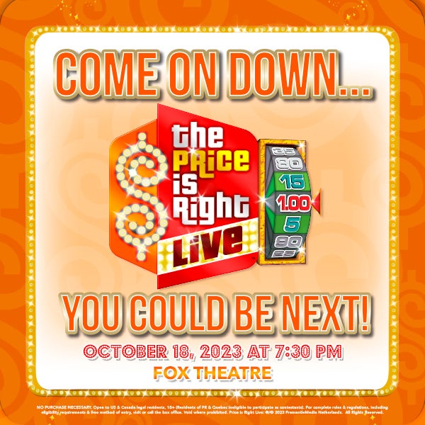 More Info for The Price Is Right Live™ Returns To The Fox Theatre October 18