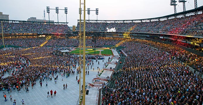 Comerica Park Detailed Seating Chart