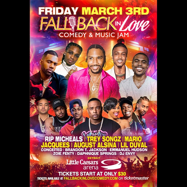 More Info for Rip Micheals Hosts and Produces the Fall Back in Love Comedy & Music Jam Tour Coming to Little Caesars Arena on Friday, March 3, 2023
