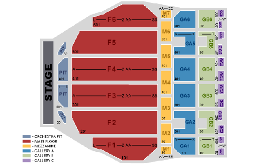 Fox Theater Detroit Interactive Seating Chart