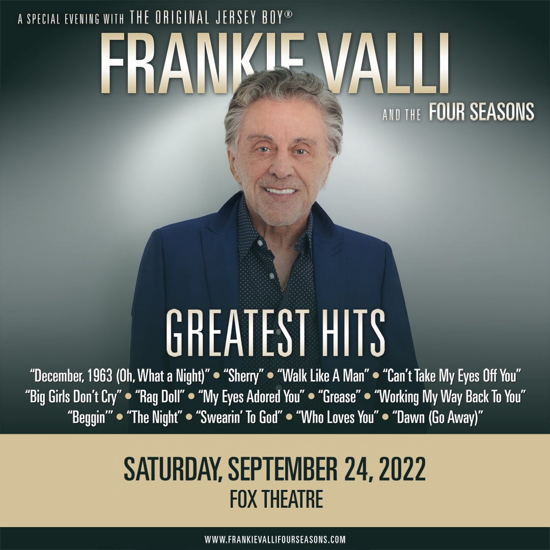 frankie valli 2022 tour dates