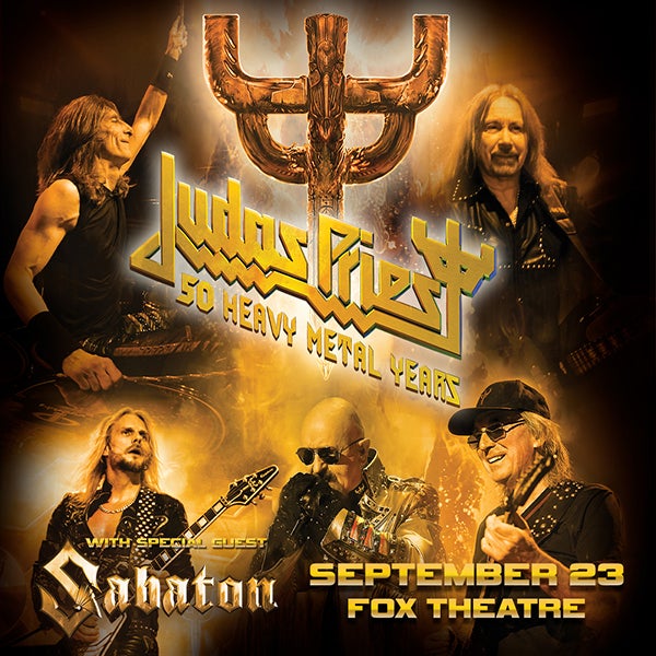 More Info for JUDAS PRIEST ANNOUNCE “50 HEAVY METAL YEARS TOUR 2020” TO INCLUDE THE FOX THEATRE SEPTEMBER 23