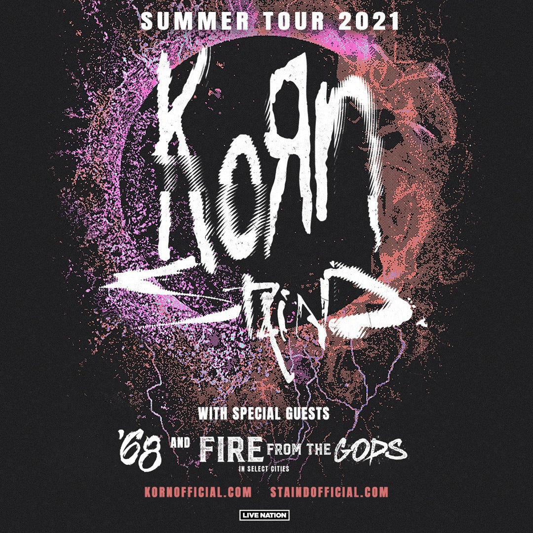 More Info for KORN BRINGS U.S. SUMMER TOUR WITH VERY SPECIAL GUESTS STAIND  TO DTE ENERGY MUSIC THEATRE AUGUST 31, 2021