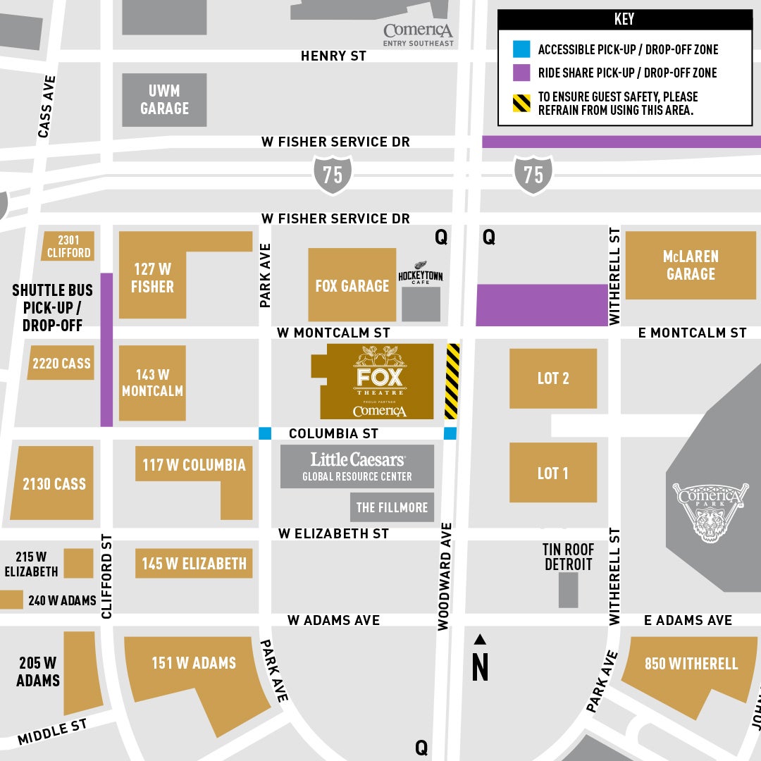 Fox Theatre Parking & Directions 313 Presents
