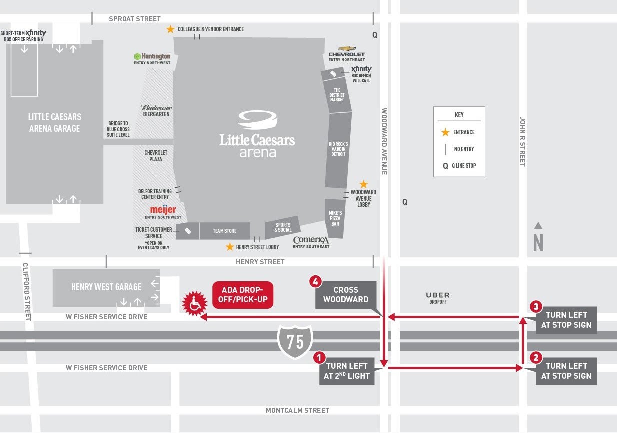 Joe Louis Arena Seating Chart With Rows