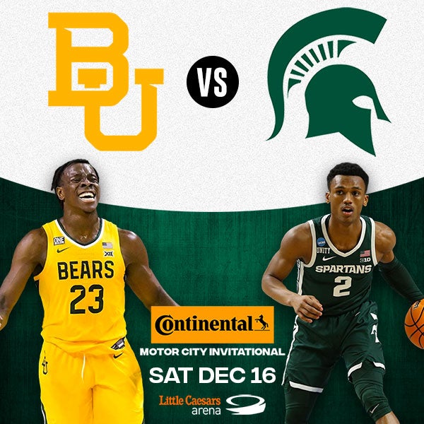 More Info for 2023 Continental Tire Motor City Invitational - Michigan State vs. Baylor