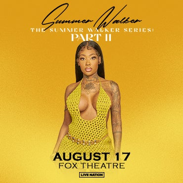More Info for Summer Walker Brings The Summer Walker Series Part II To The Fox Theatre August 17 