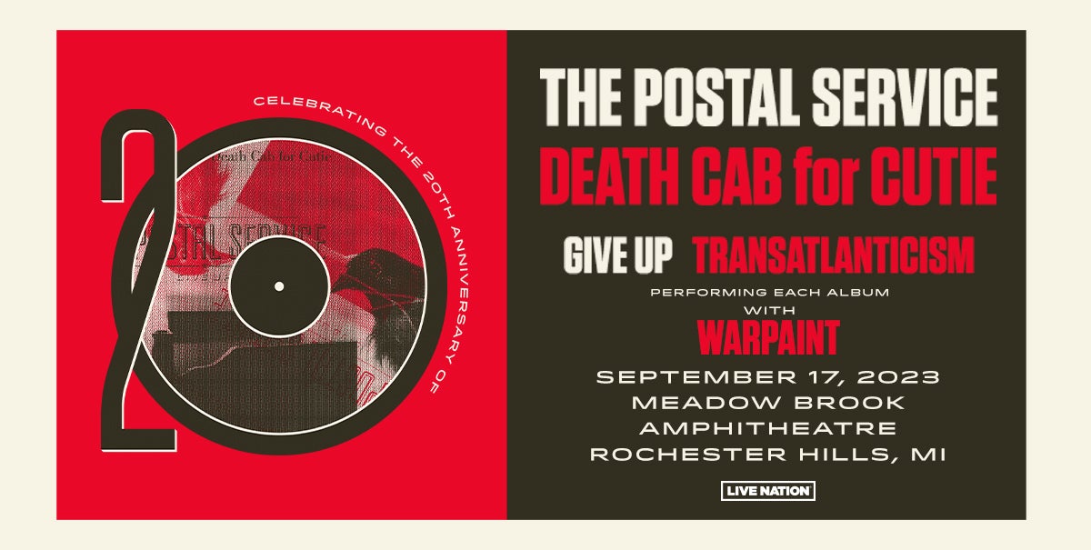 The Postal Service & Death Cab for Cutie