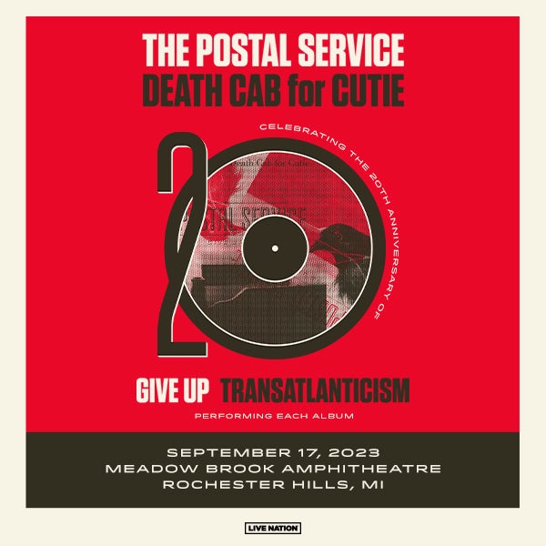 More Info for The Postal Service & Death Cab for Cutie